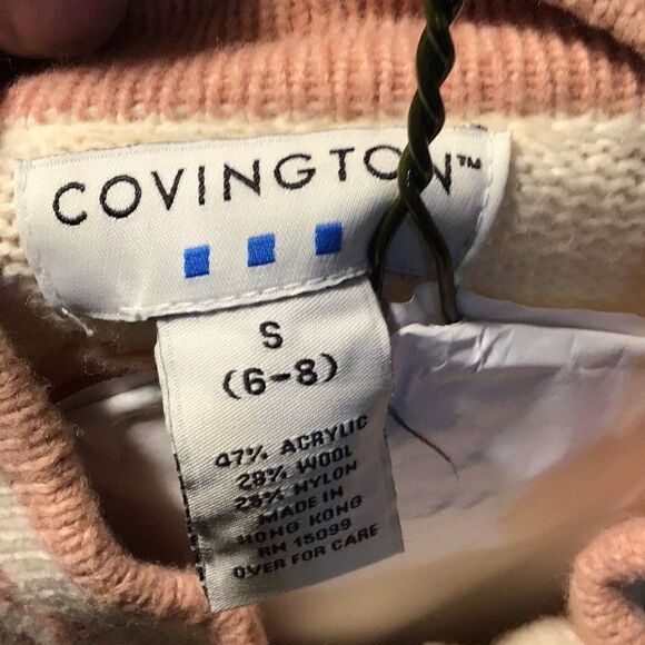 Sweater, unique, stitch, pattern zip up sweater by  Covington Size small  - Picture 5 of 5